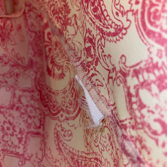 Maje Pink and White Long Sleeve Button Down Shirt - Picture 4 of 5